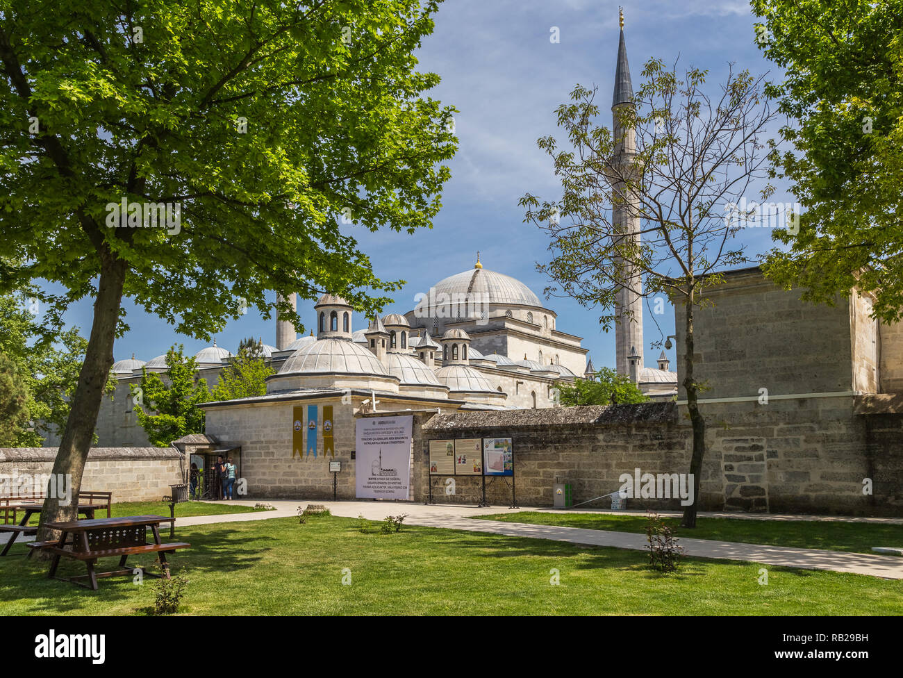 Edirne, Turquie, le 5 mai 2015 : Le sultan Bayézid II Mosque. Banque D'Images