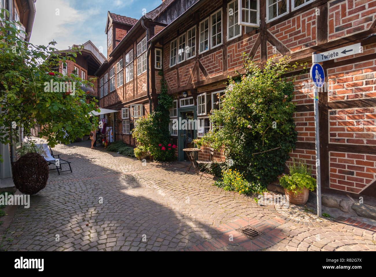 Twiete im Stadtzentrum (Gem. Eutin) am 19.07.2017, Ostholstein, Schleswig-Holstein Banque D'Images