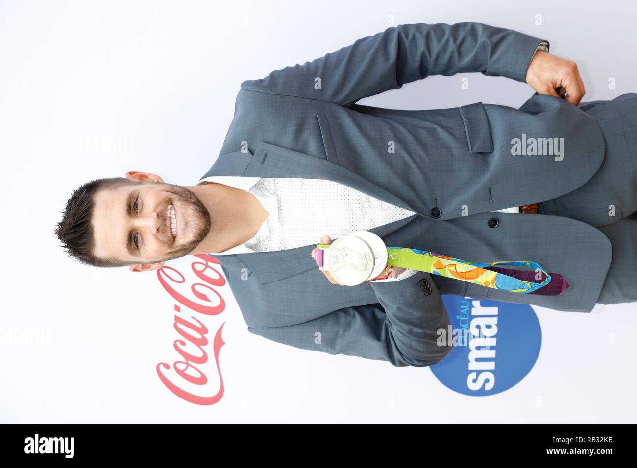 David Boudia assiste à la 6e rencontre d'or parti d'or à la Chambre à coucher du soleil à Beverly Hills, Californie, USA, le 05 janvier 2019. Dans le monde d'utilisation | Banque D'Images