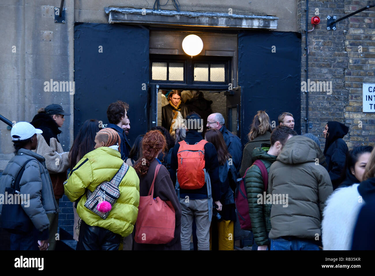 London fashion week men's, London, UK Banque D'Images