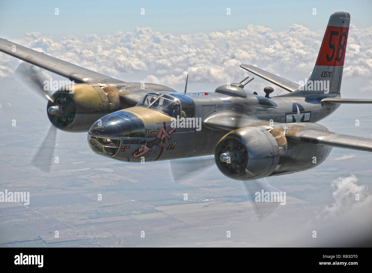 Douglas A-26 Invader,Vietnam avion ère Banque D'Images