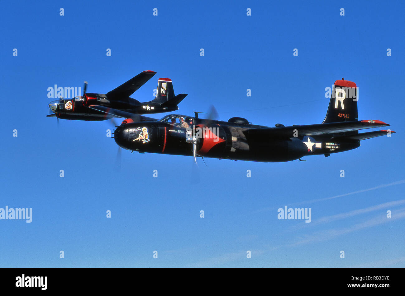 Douglas A-26 Invader,Vietnam avion ère Banque D'Images