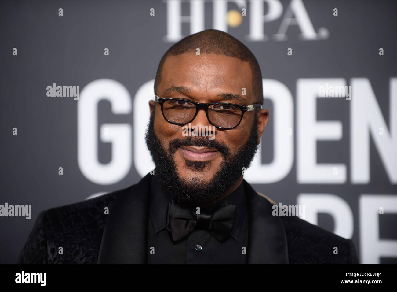Tyler Perry assiste à la 76e Golden Globe Awards au Beverly Hilton de Los Angeles, CA le dimanche, Janvier 6, 2019. Banque D'Images Tyler Perry assiste à la 76e Golden Globe Awards au Beverly Hilton de Los Angeles, CA le dimanche, Janvier 6, 2019. Banque D'Images