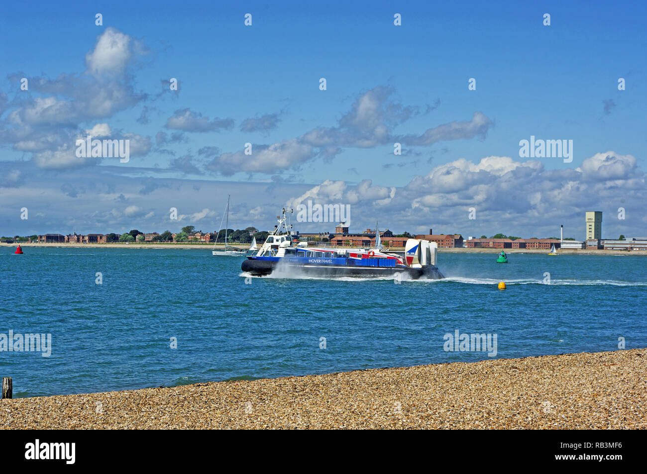 I de W à Portsmouth, Hampshire, Craft Hover Banque D'Images