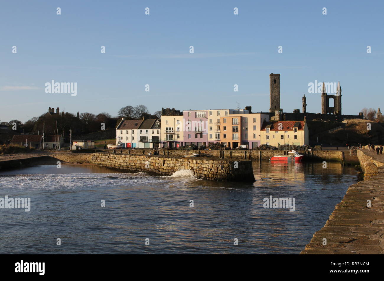 Port de St Andrews Fife Ecosse Janvier 2019 Banque D'Images
