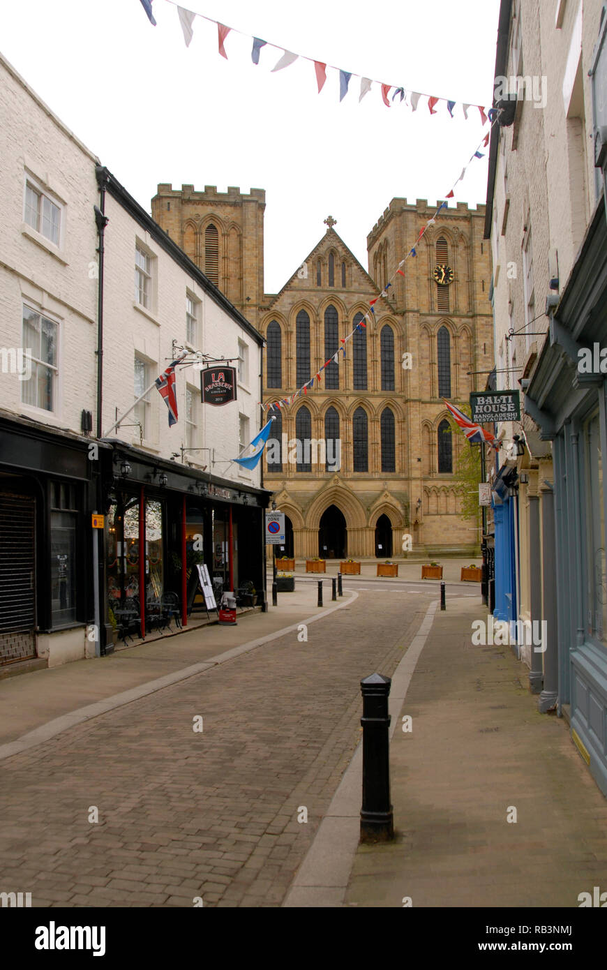 La cathédrale de Ripon, Ripon, Yorkshire, Angleterre Banque D'Images