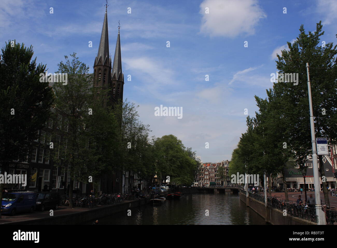 Amsterdam City - repères Banque D'Images