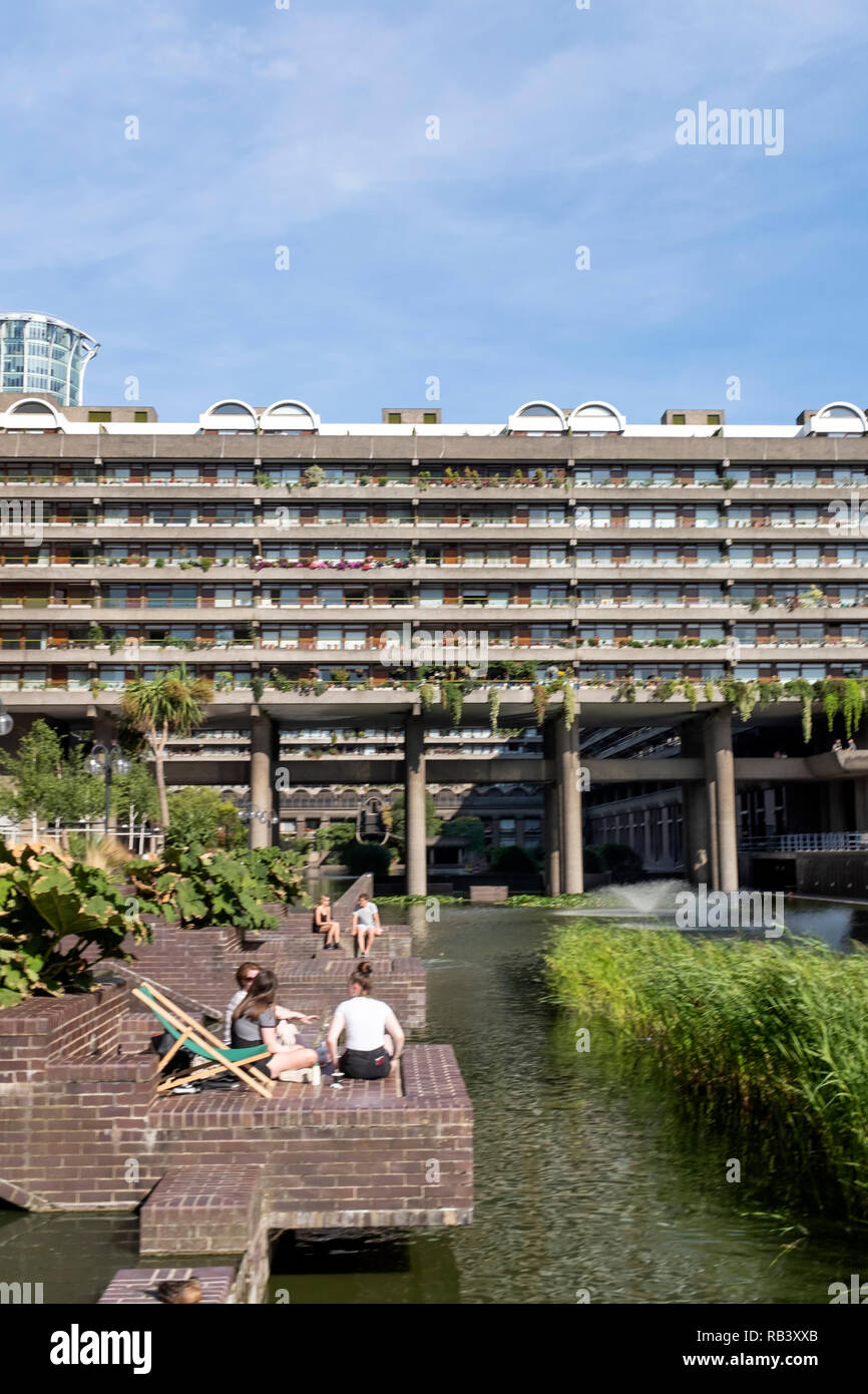 Le Barbican, Londres, UK Banque D'Images