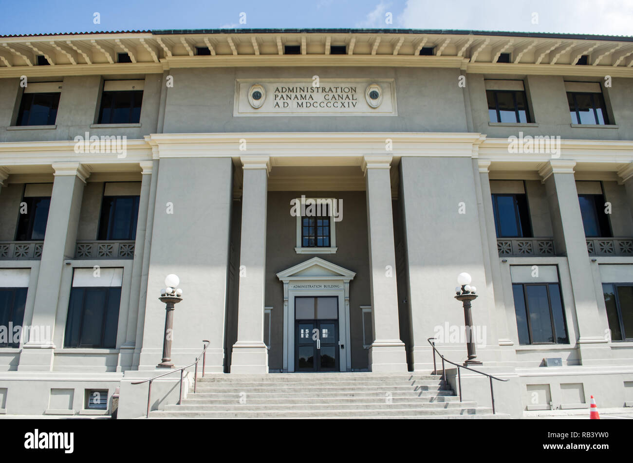 Edificio de la administracion del canal de panama Banque de ...