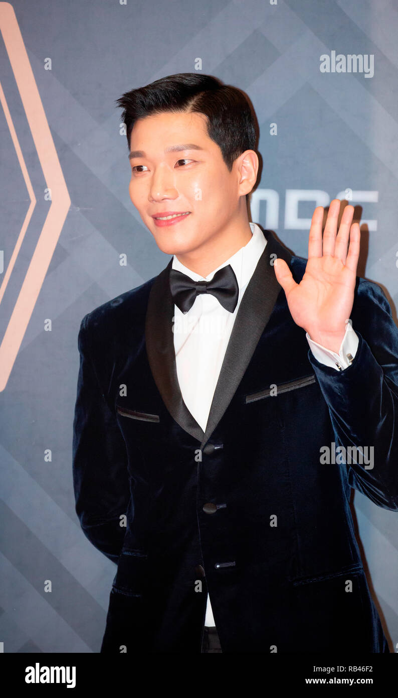 Kim Kyung-Nam, Dec 30, 2018 : l'acteur sud-coréen Kim Kyung-Nam assiste à un événement tapis rouge de la MBC Drama Awards 2018 à Séoul, Corée du Sud. Credit : Lee Jae-Won/AFLO/Alamy Live News Banque D'Images