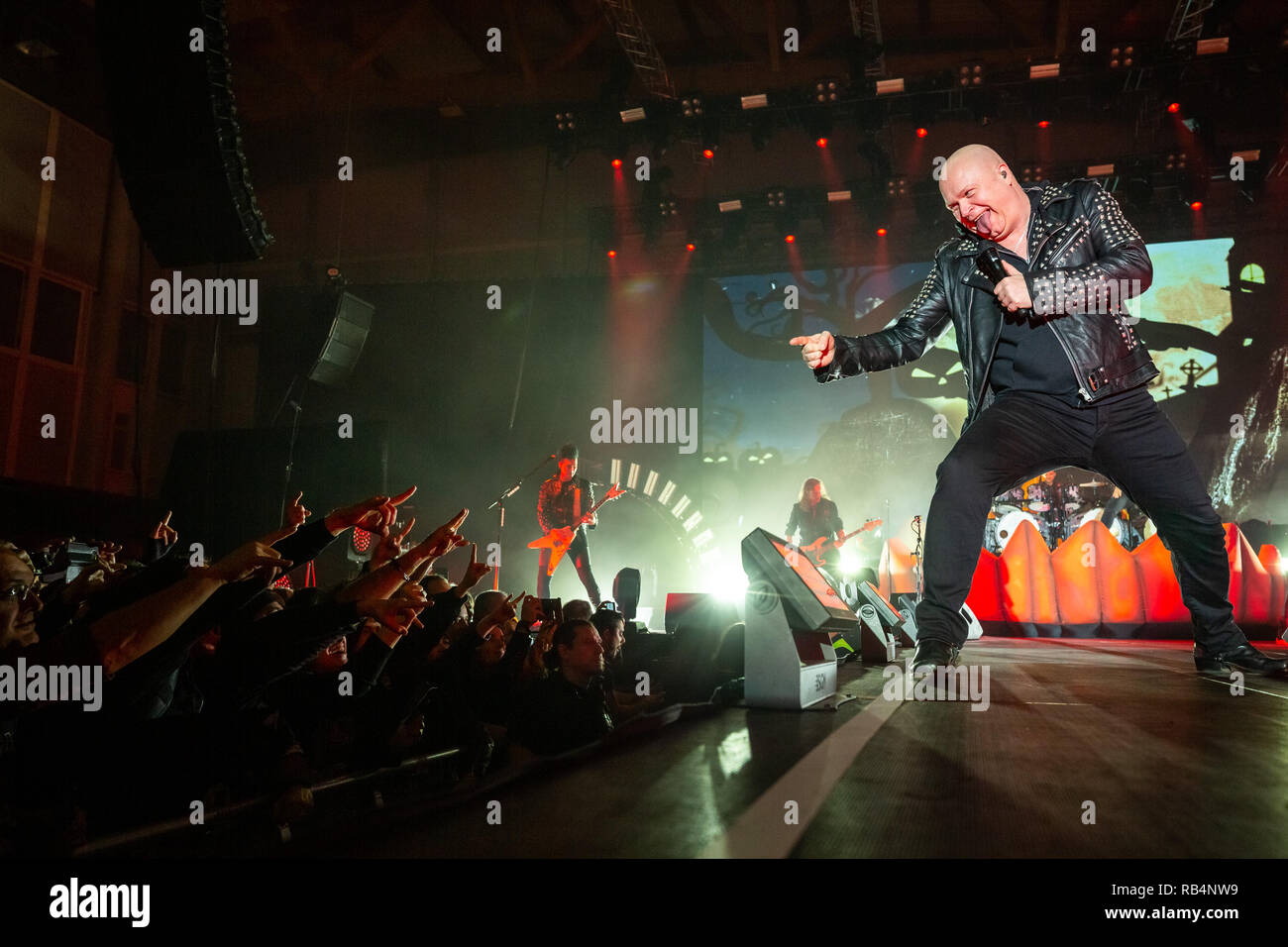 Helloween en concert à La Sala Tejo à Lisbonne, Portugal avec : Michael Kiske Où : Lisboa, Portugal Quand : 06 Déc 2018 Crédit : Rui M Leal/WENN.com Banque D'Images