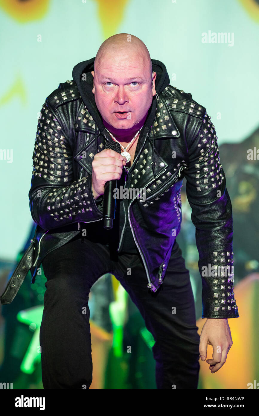 Helloween en concert à La Sala Tejo à Lisbonne, Portugal avec : Michael Kiske Où : Lisboa, Portugal Quand : 06 Déc 2018 Crédit : Rui M Leal/WENN.com Banque D'Images