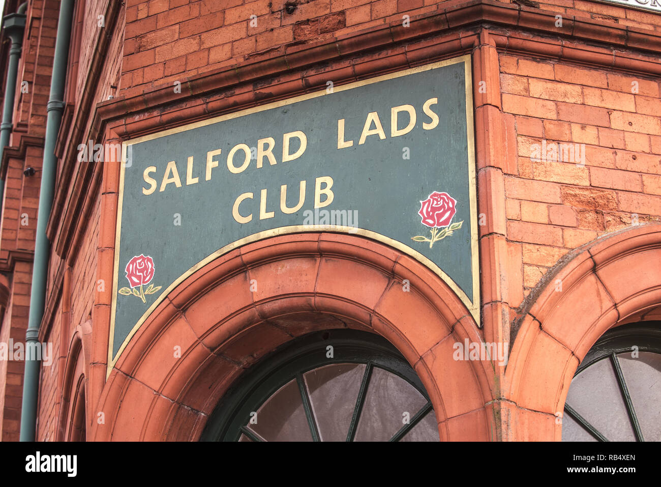 Salford Lads Club. Ordsall. Salford Banque D'Images