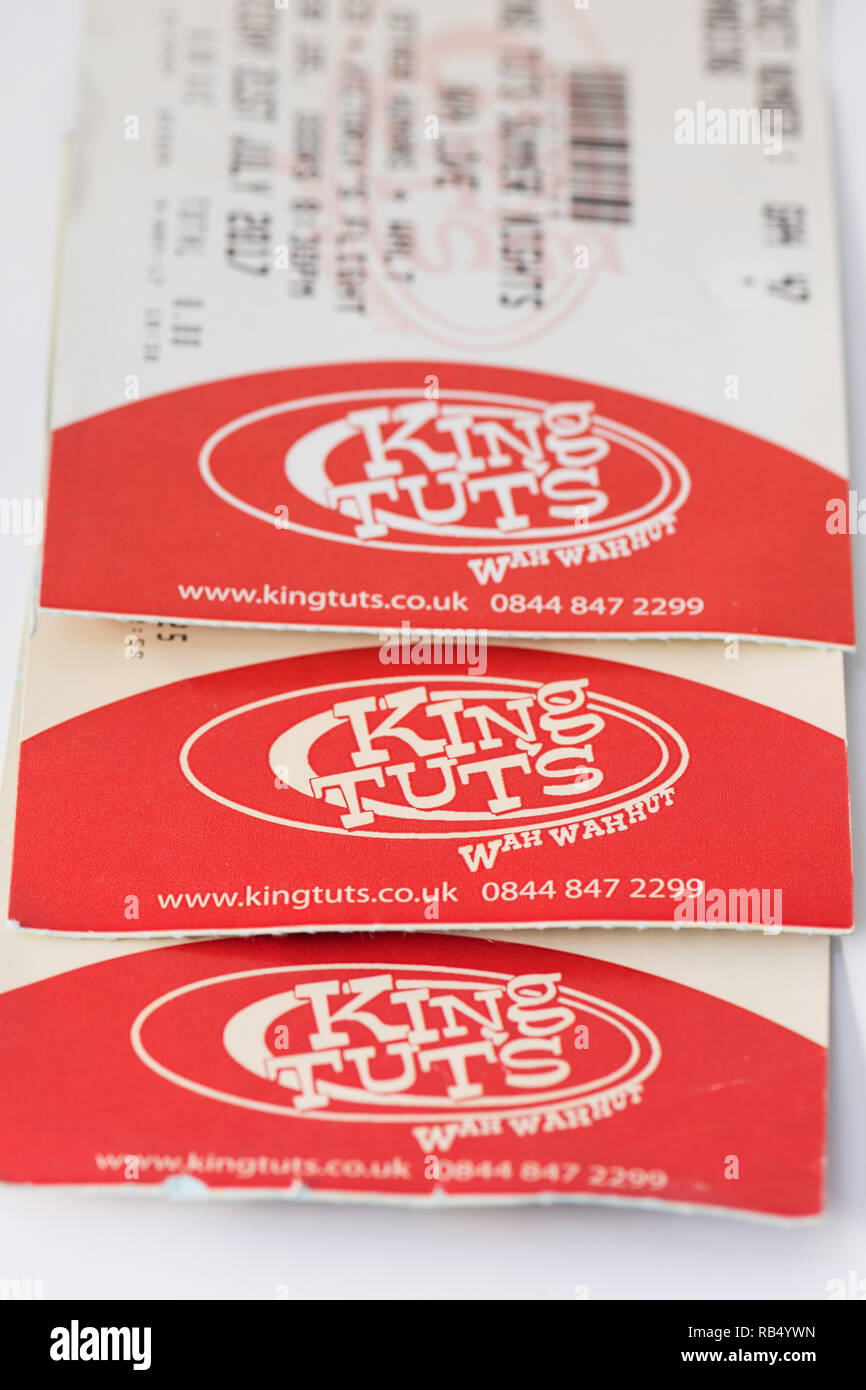 King Tuts Wah Wah Hut, Glasgow, Scotland, UK - Billets Banque D'Images