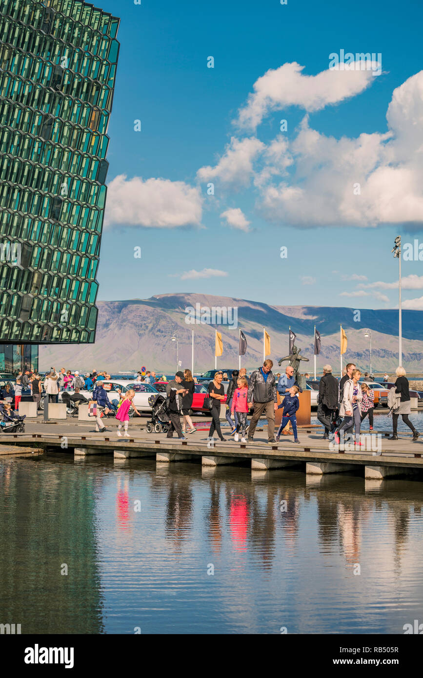 Festival d'été, Journée Culturelle, Reykjavik, Islande Banque D'Images