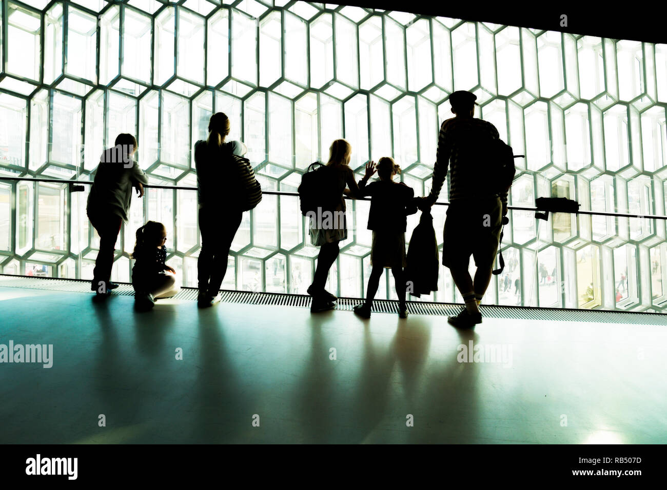 Harpa, Summer Festival, Journée Culturelle, Reykjavik, Islande Banque D'Images