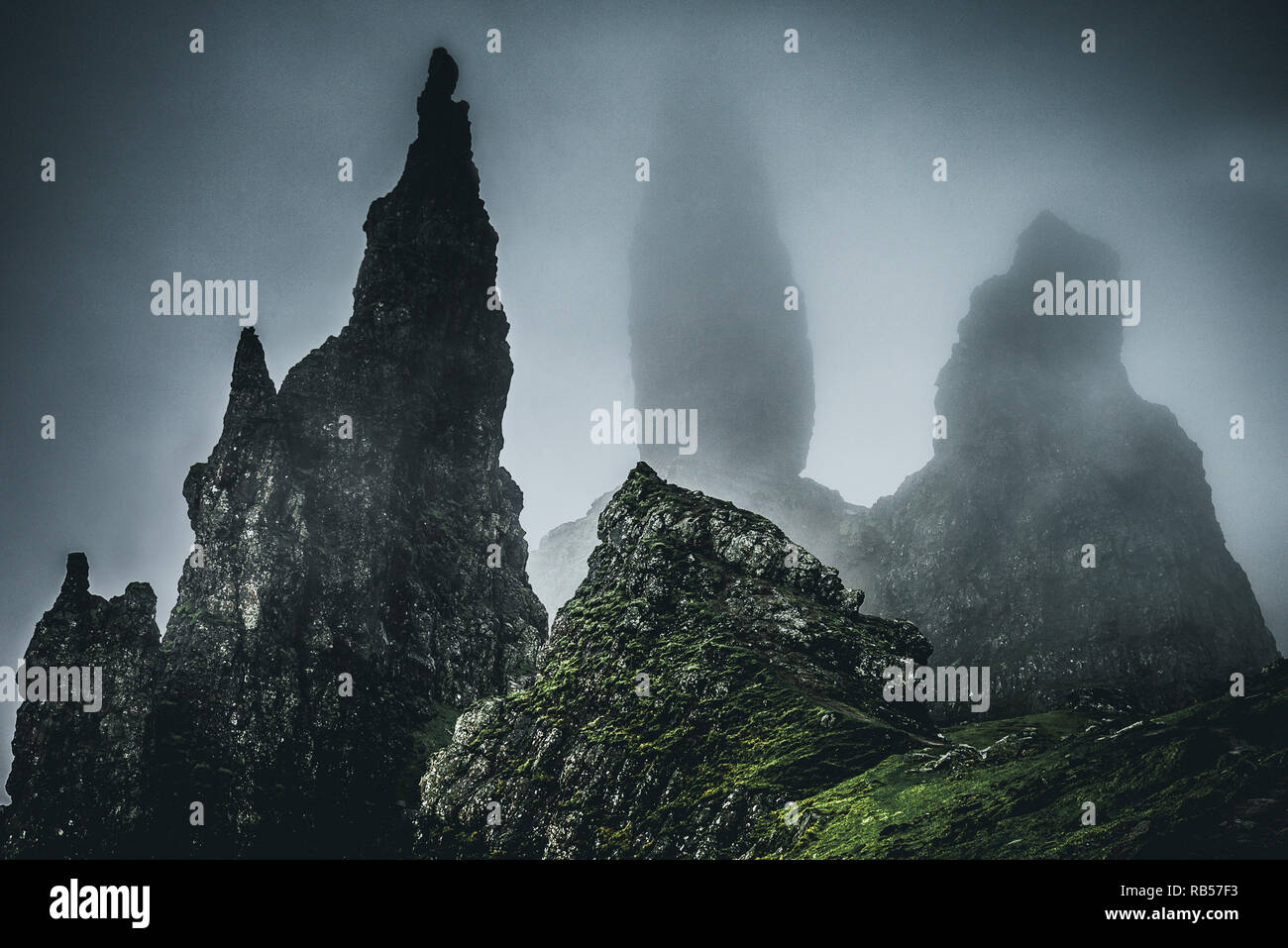 Photographie de paysage écossais Isle of Skye Banque D'Images