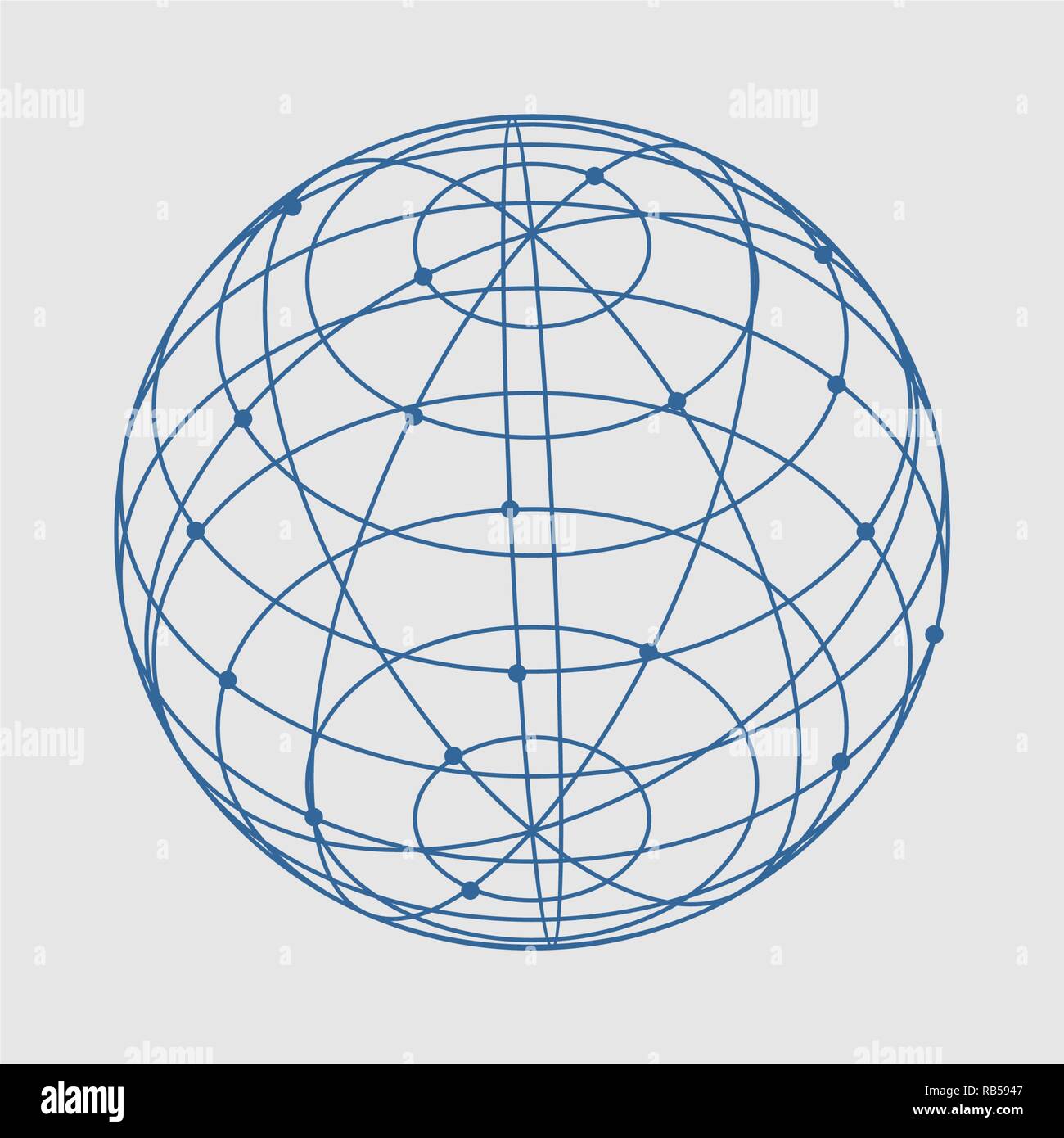 La forme géométrique abstraite Illustration de Vecteur