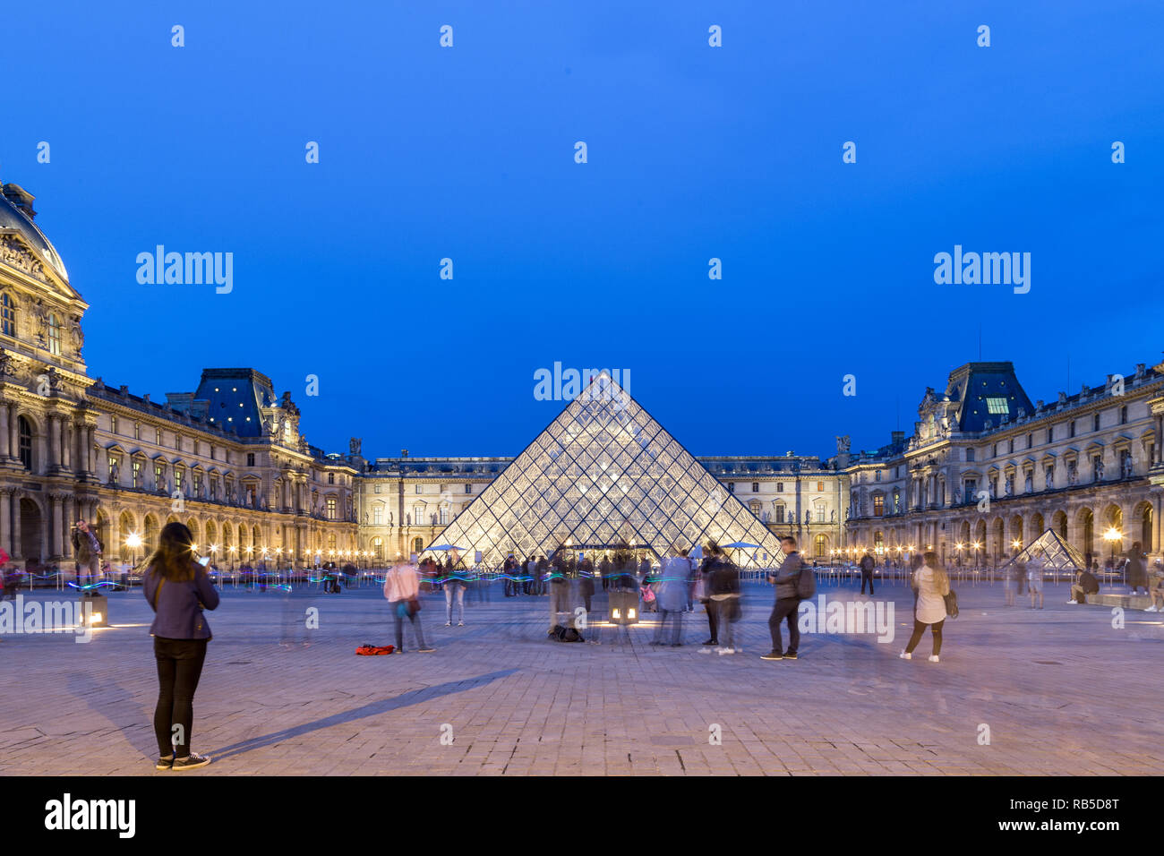 Musée du Louvre à Paris, France Banque D'Images