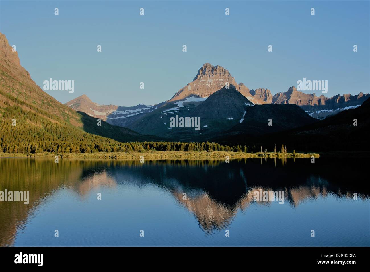 Le parc national des Glaciers Banque D'Images