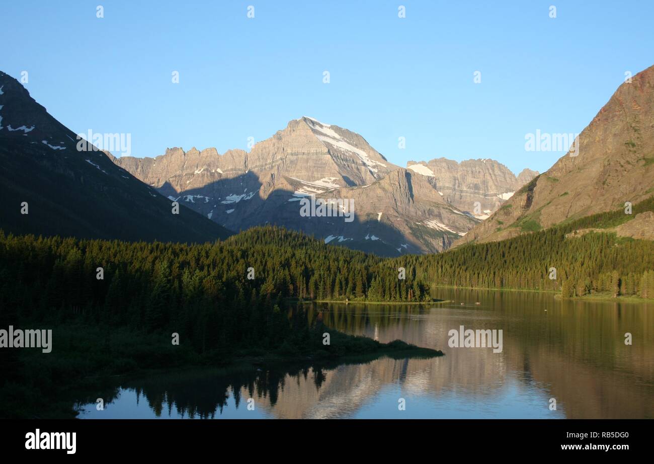 Le parc national des Glaciers Banque D'Images