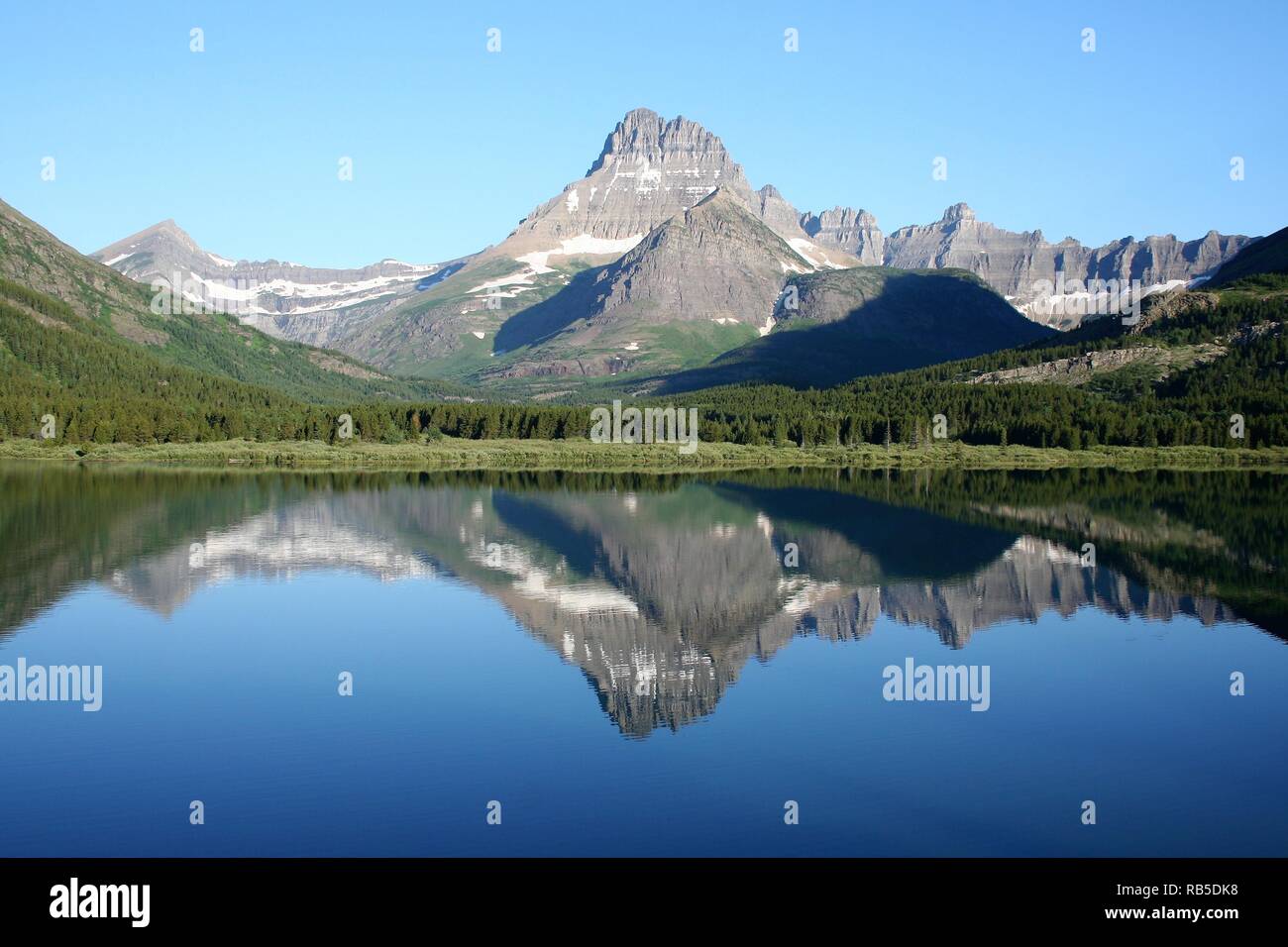 Le parc national des Glaciers Banque D'Images