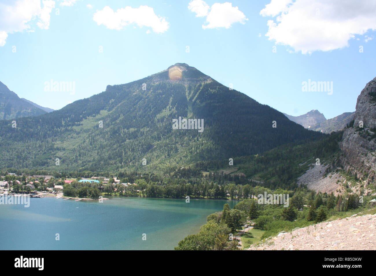 Le parc national des Glaciers Banque D'Images