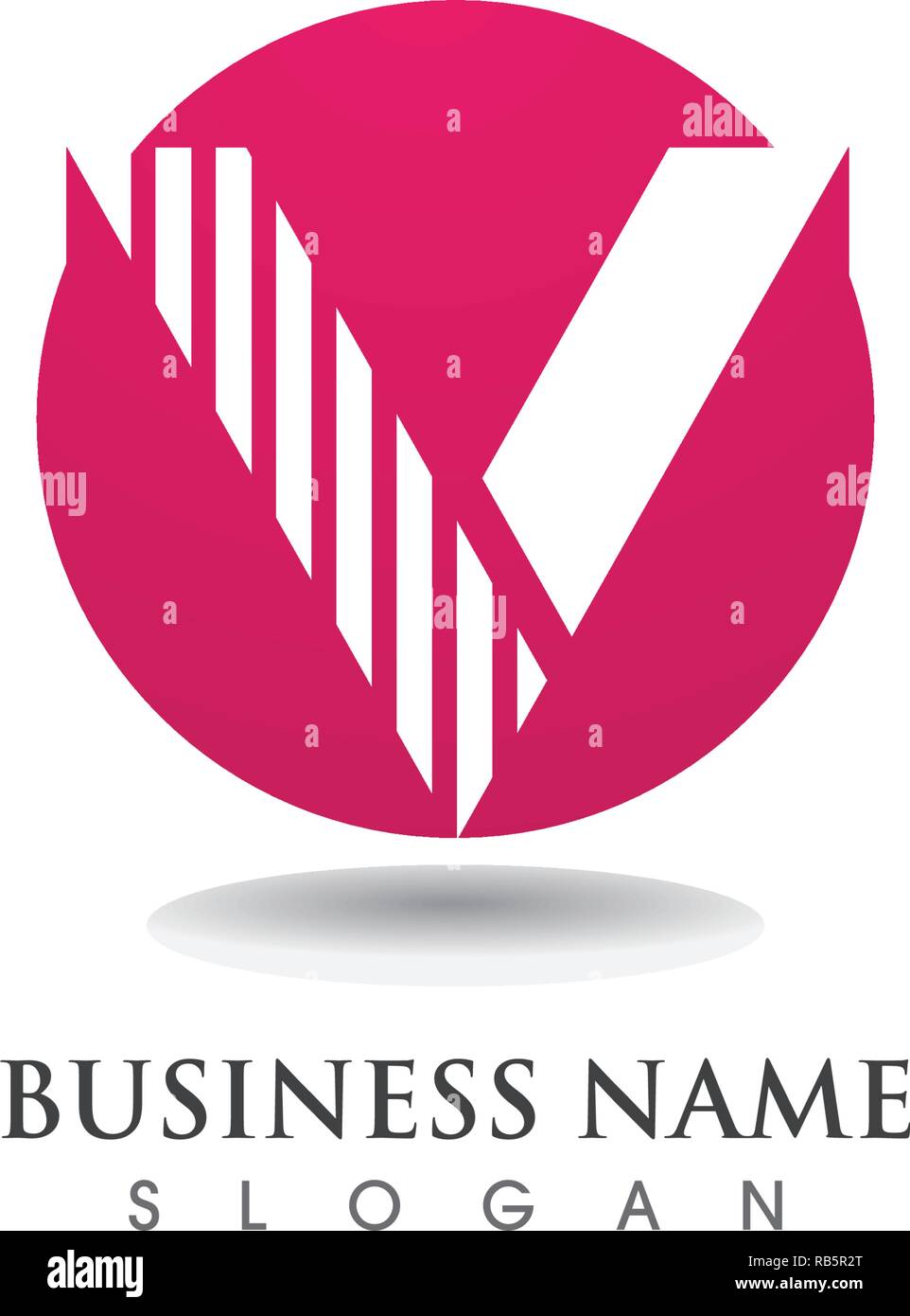 V logo lettre commerciale Illustration de Vecteur
