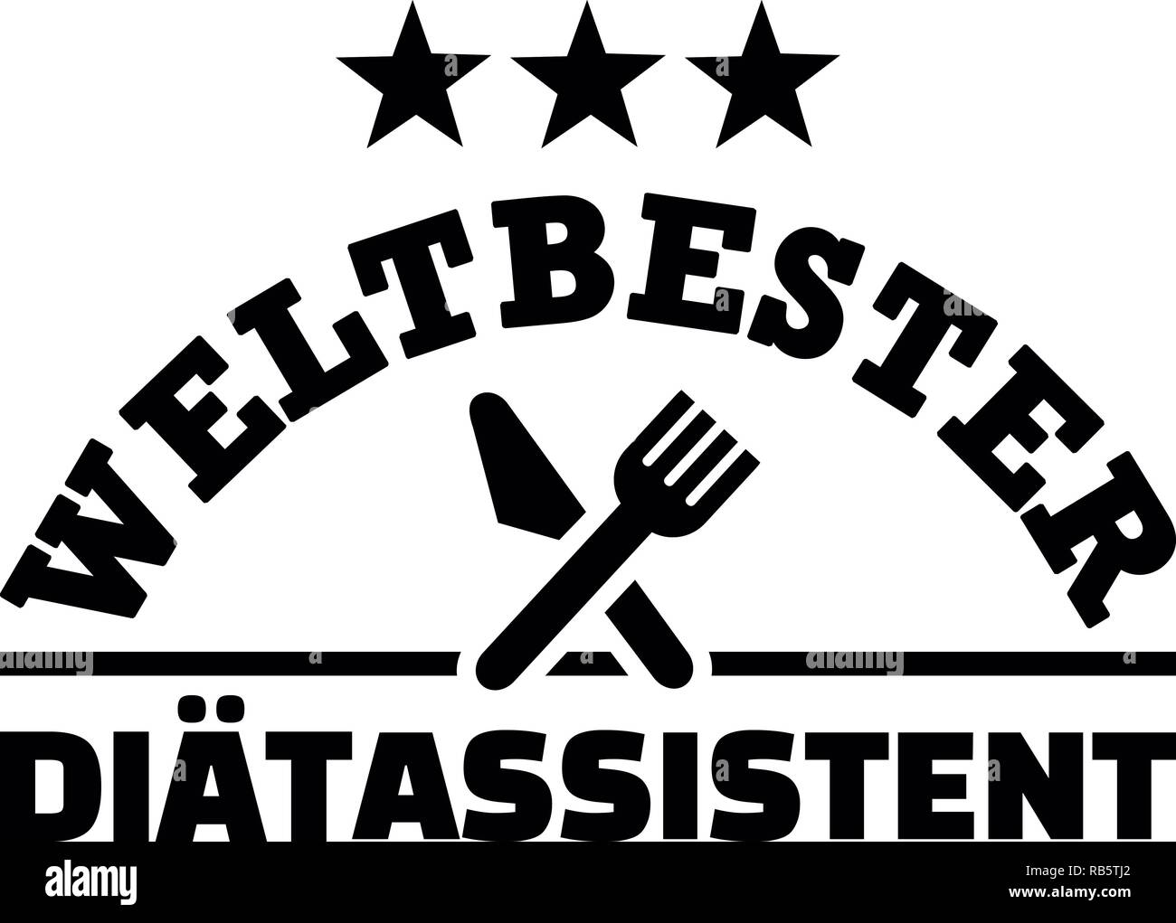 Mondes meilleurs diététiste ou nutritionniste allemand mâle Banque D'Images