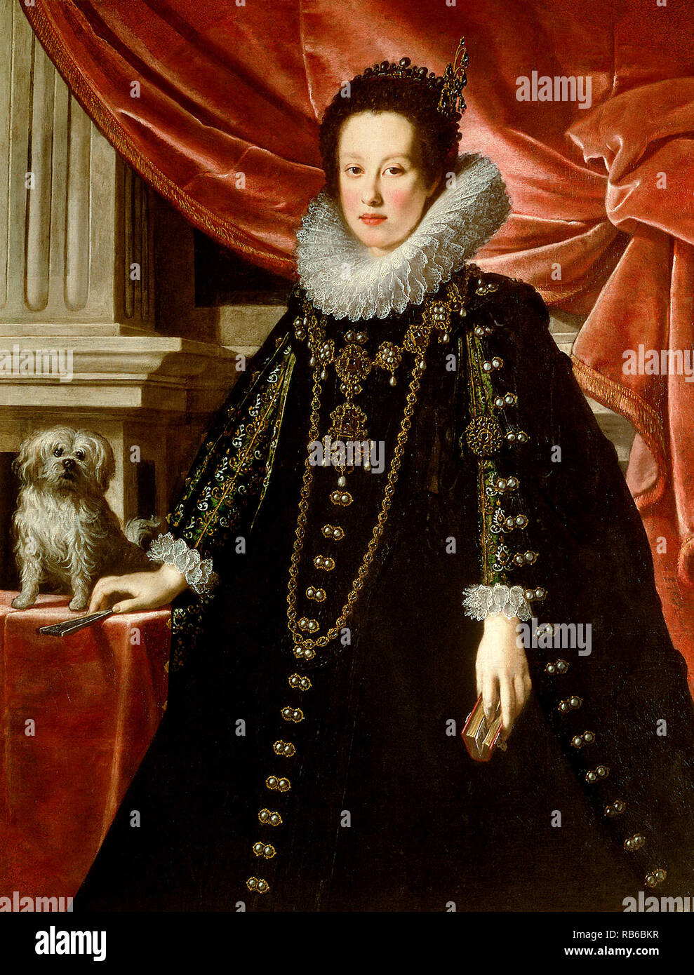 Anna de' Medici, épouse de l'archiduc Ferdinand Charles d'Autriche, Anna de' Medici (1616 - 1676) Banque D'Images