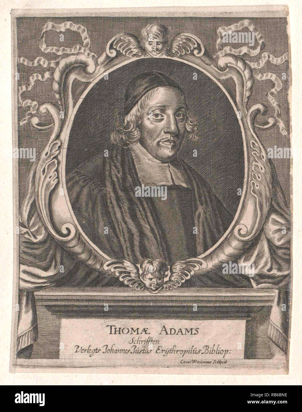 Thomas Adams (prêtre) (1583-1653[1]) pasteur anglais et de prédicateur. Banque D'Images