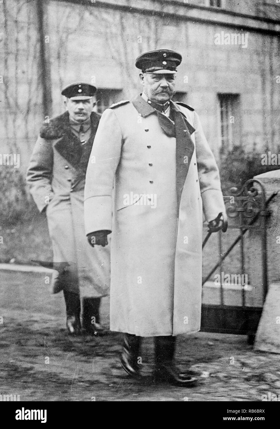 Paul von Hindenburg (1847-1934), un Prussian-German maréchal et homme d'État. Paul von Hindenburg, le général Paul Ludwig Hans Anton von Beneckendorff und von Hindenburg (Paul von Hindenburg) (1847 - 1934), était un Generalfeldmarschall (maréchal) et homme d'État qui a commandé l'armée allemande pendant la seconde moitié de la Première Guerre mondiale Banque D'Images