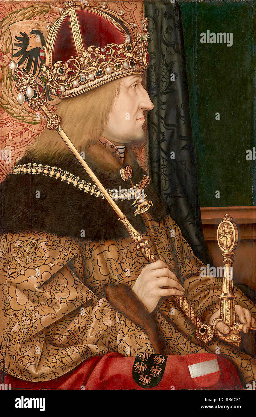 Frederick III (1415 - 1493) le saint empereur romain et roi d'Allemagne Banque D'Images