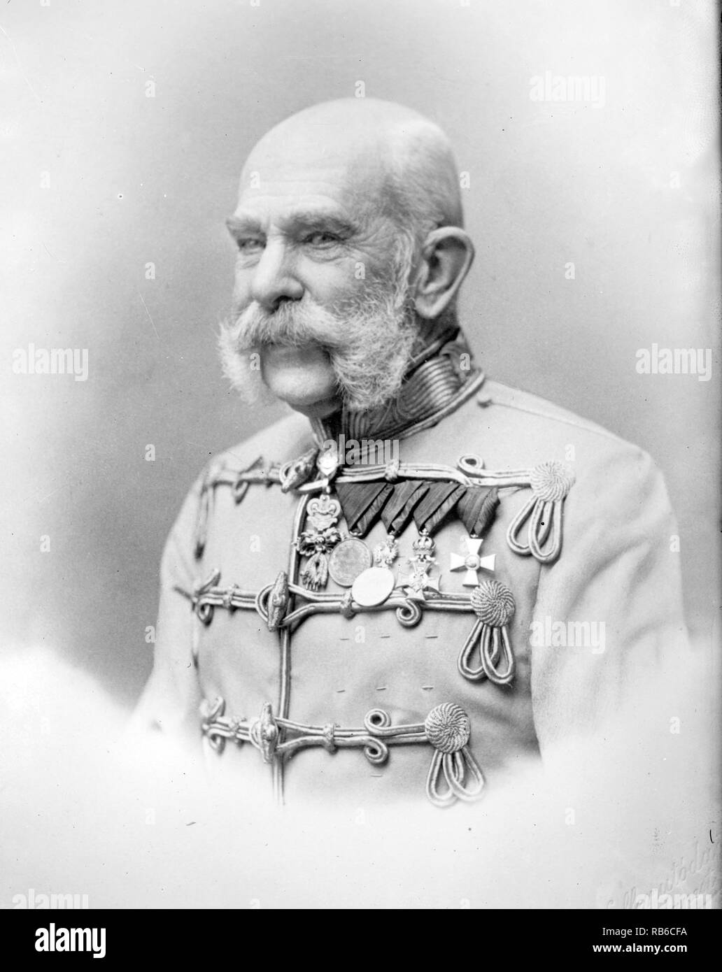 François-Joseph I d'Autriche, François-Joseph, François-Joseph I (1830 - 1916) Empereur d'Autriche, roi de Hongrie, et des monarques de nombreux autres états de l'Empire austro-hongrois, de 1848 à sa mort Banque D'Images