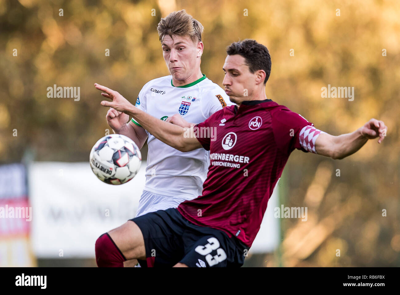 MIJAS - 07-01-2019, néerlandaise de football-ere divisie 2018 / 2019 la saison. PEC Zwolle player Zian Flemming pendant le match Nurnberg - PEC. Banque D'Images