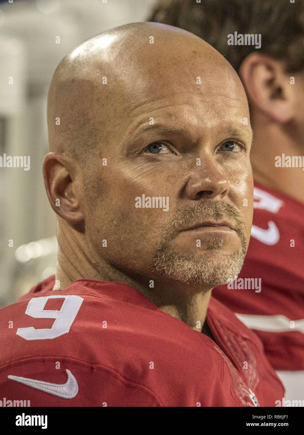 Santa Clara, Californie, États-Unis. Sep, 2015 3. San Francisco 49ers kicker Phil Dawson (9) le Jeudi, Septembre 03, 2015, au stade de Lévis à Santa Clara, en Californie. Les 49ers défait les chargeurs 14-12 dans un match pré-saison. Crédit : Al Golub/ZUMA/Alamy Fil Live News Banque D'Images