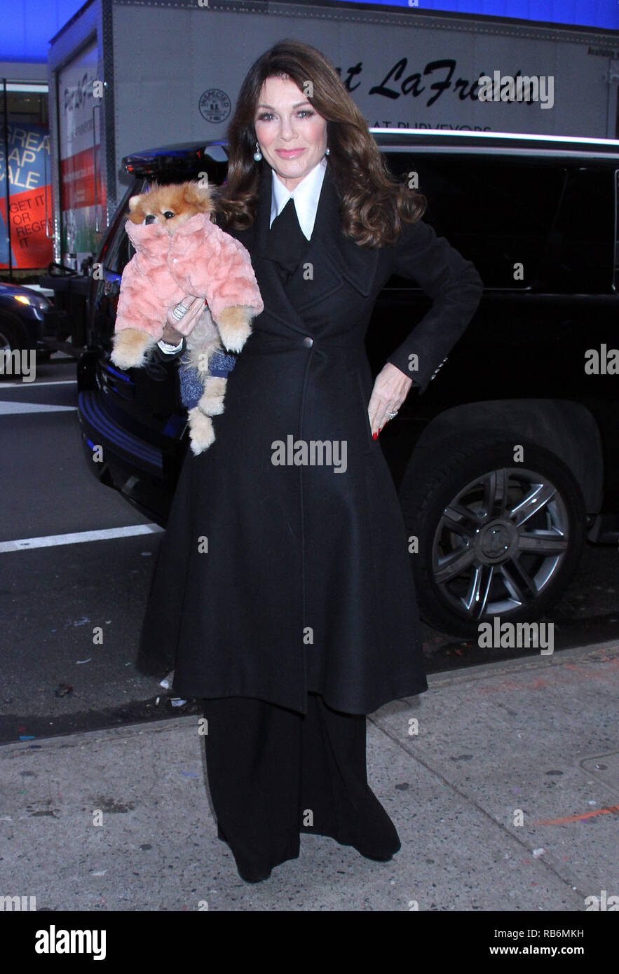 New York, NY, USA. 07Th Jan, 2019. Lisa Vanderpump GMA à jour la promotion de la nouvelle saison de Vanderpump règles le 1er janvier 07, 2019 à New York. Credit : Rw/media/Alamy Punch Live News Banque D'Images