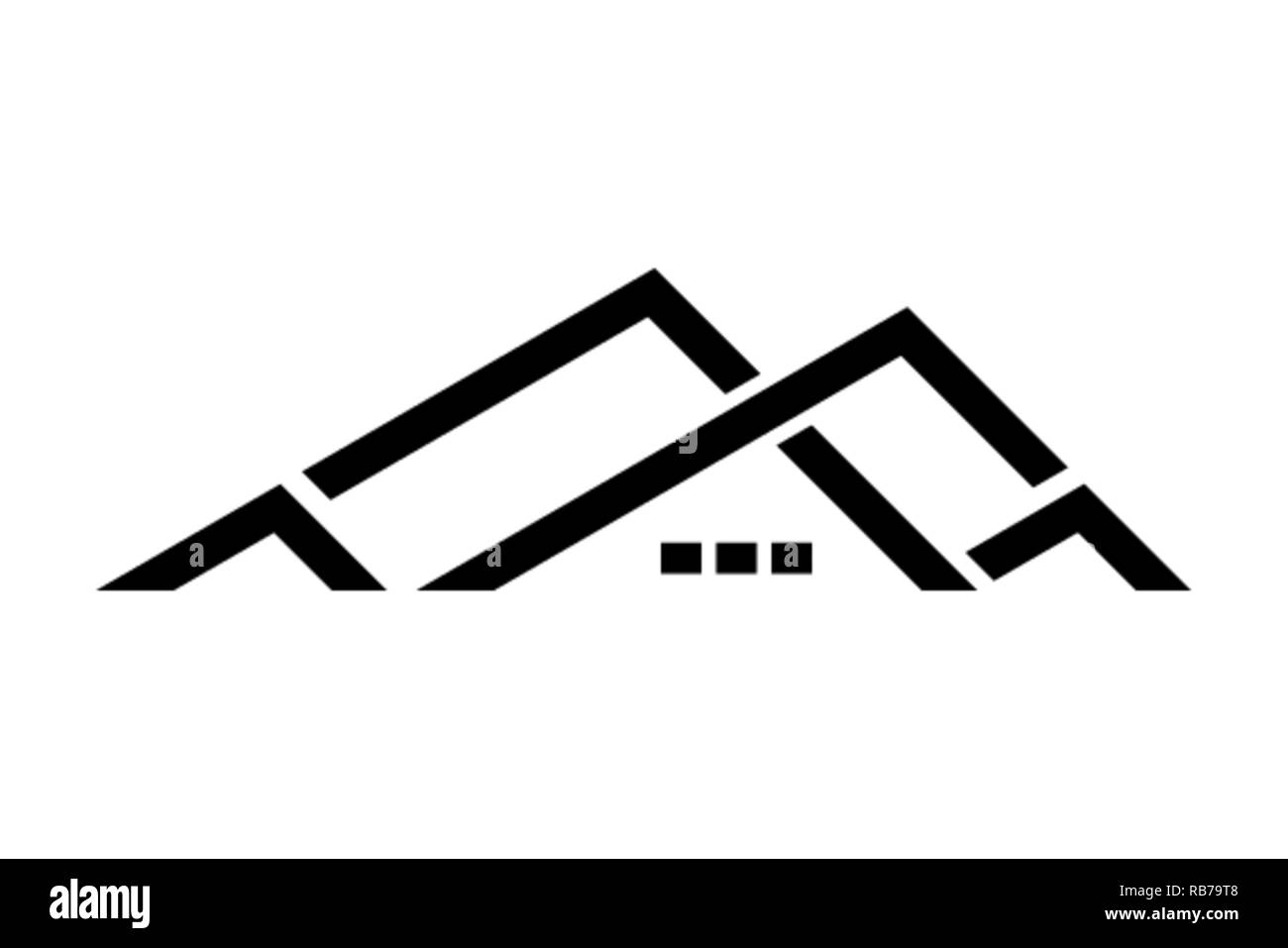 Retour à l'accueil conception de logo isolé sur fond blanc, vector illustration Illustration de Vecteur