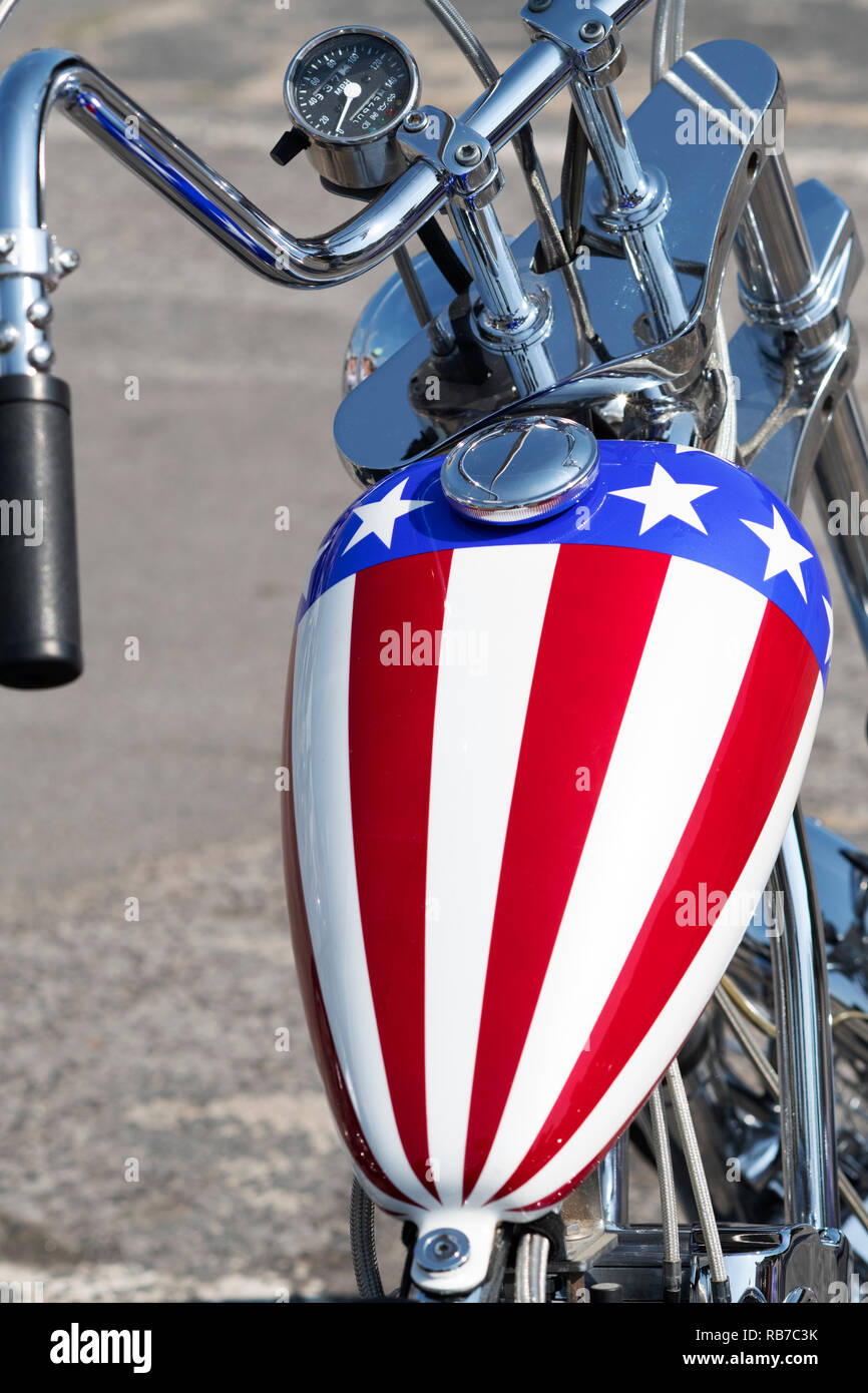 Harley Davidson Custom Chopper Banque d'image et photos - Alamy