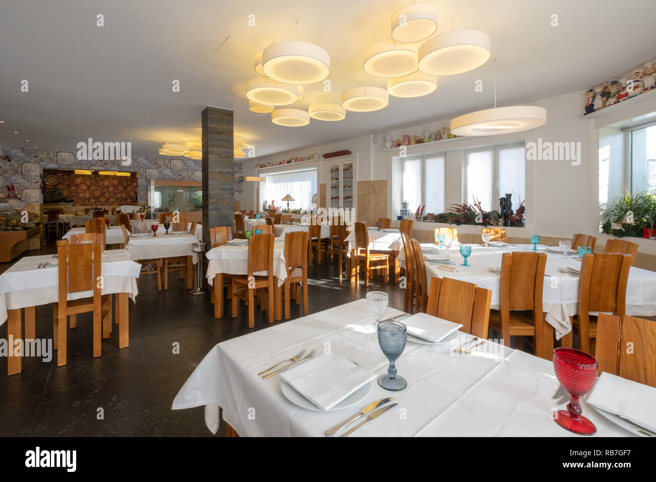 Restaurant Rei dos Leitões en Mealhada, Bairrada, Portugal, Europe Banque D'Images