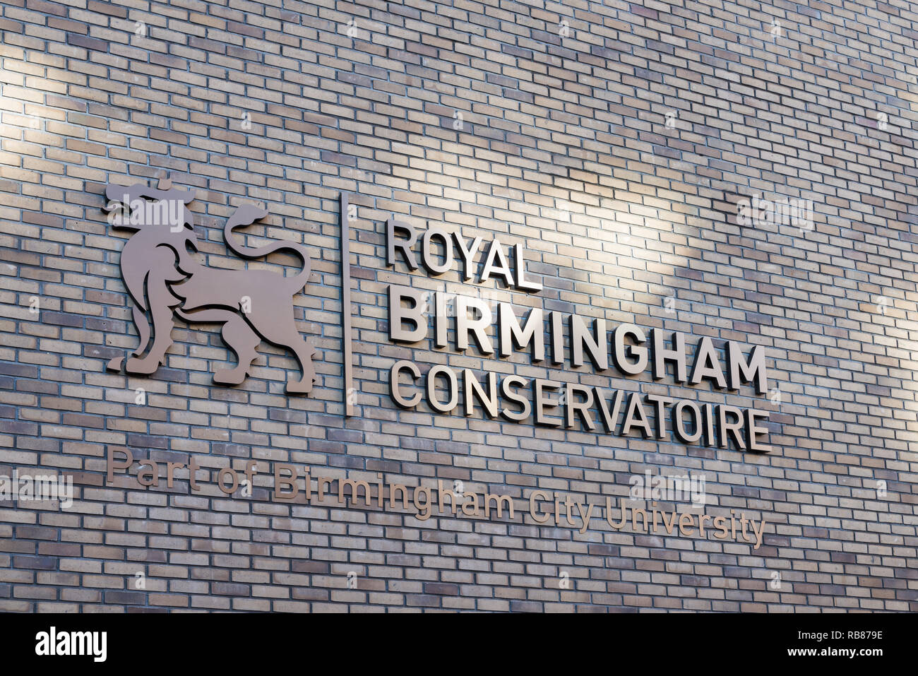 Conservatoire Royal de Birmingham au bâtiment du campus de l'Université de Birmingham, Birmingham Eastside Banque D'Images