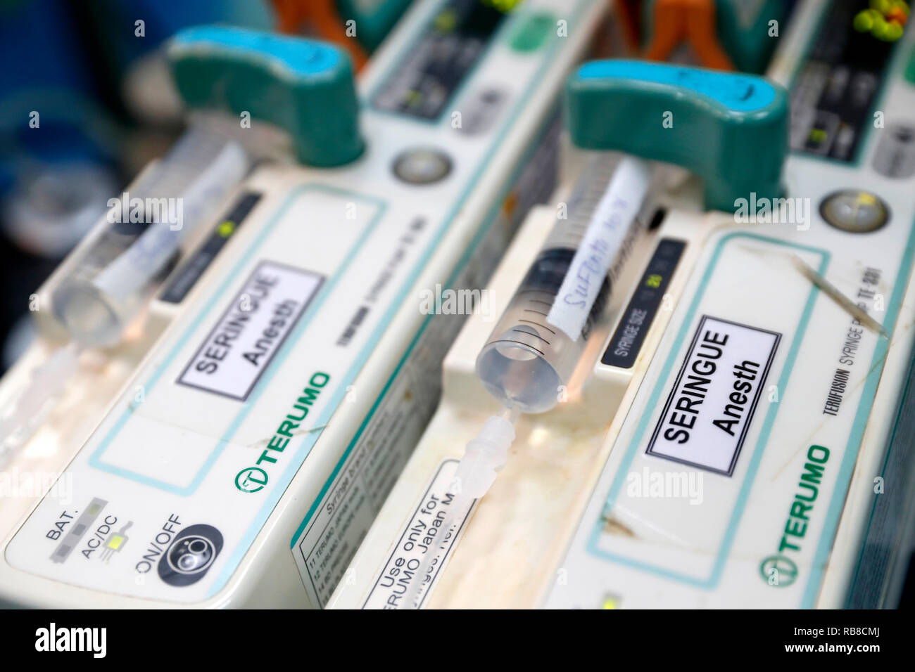 Tam Duc cardiologie Hôpital. Salle d'opération. La chirurgie cardiaque. L'anesthésie. Ho Chi Minh Ville. Le Vietnam. Banque D'Images