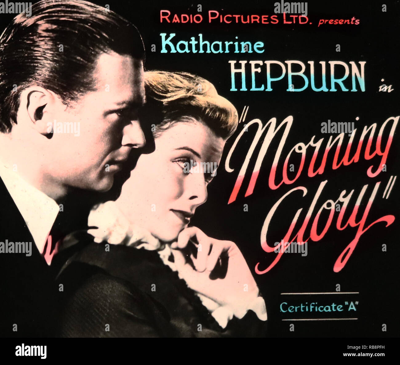 Katherine Hepburn 'Morning Glory' film annonce Banque D'Images