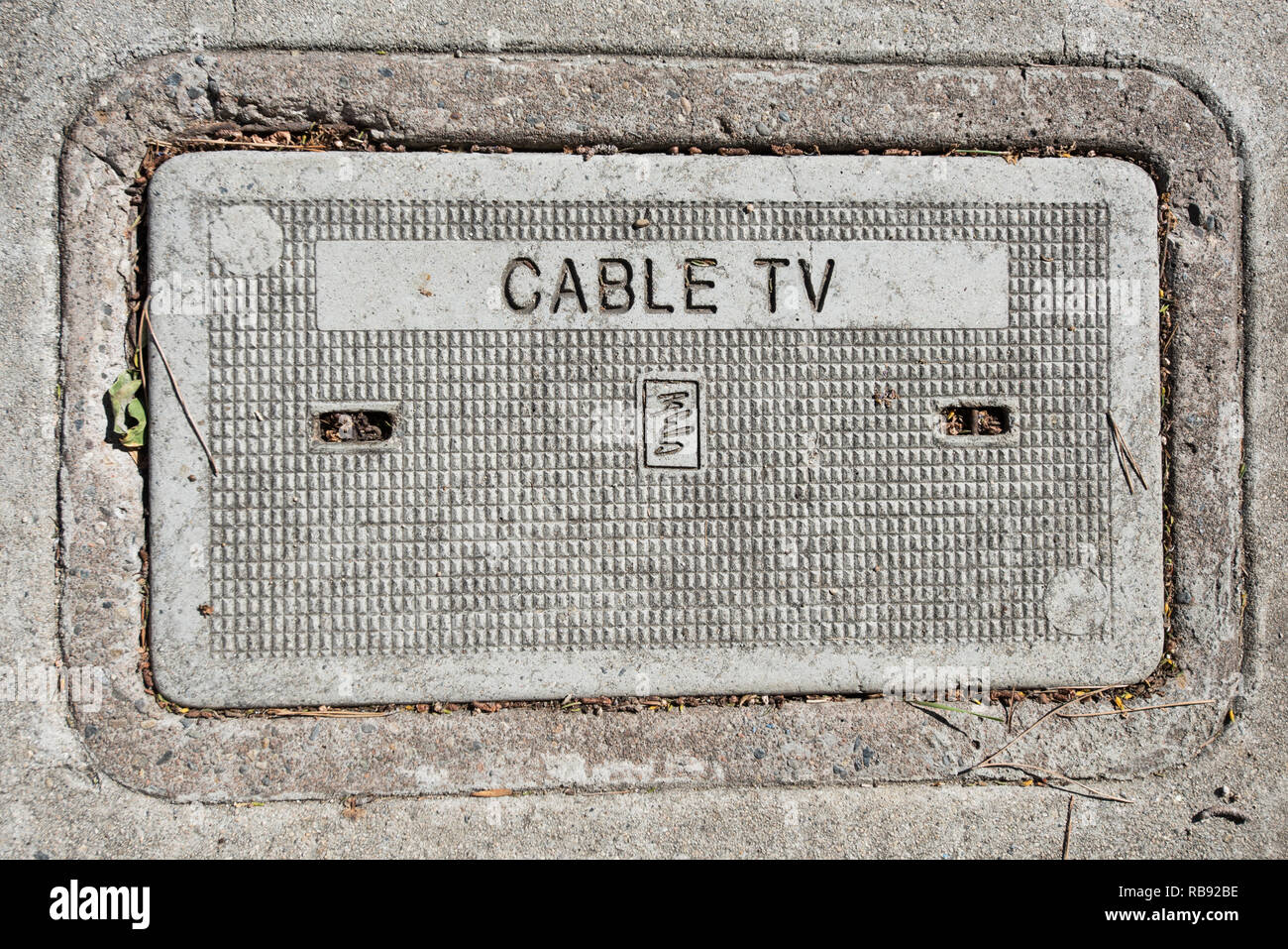 Télévision par câble Banque D'Images