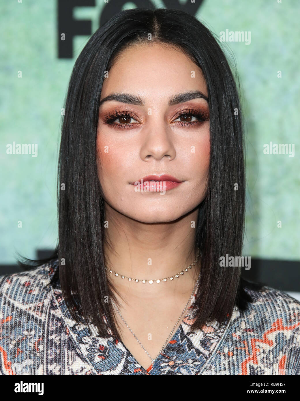 Los Angeles, Californie, USA. 8 janvier, 2019. Actrice Vanessa Hudgens arrive à FOX's 'NT' Appuyez sur la princesse qui s'est tenue à la FOX Studio Lot le 8 janvier 2019 à Century City, Los Angeles, Californie, États-Unis. (Photo par Xavier Collin/Image Crédit : Agence de Presse) L'agence de presse Image/Alamy Live News Banque D'Images