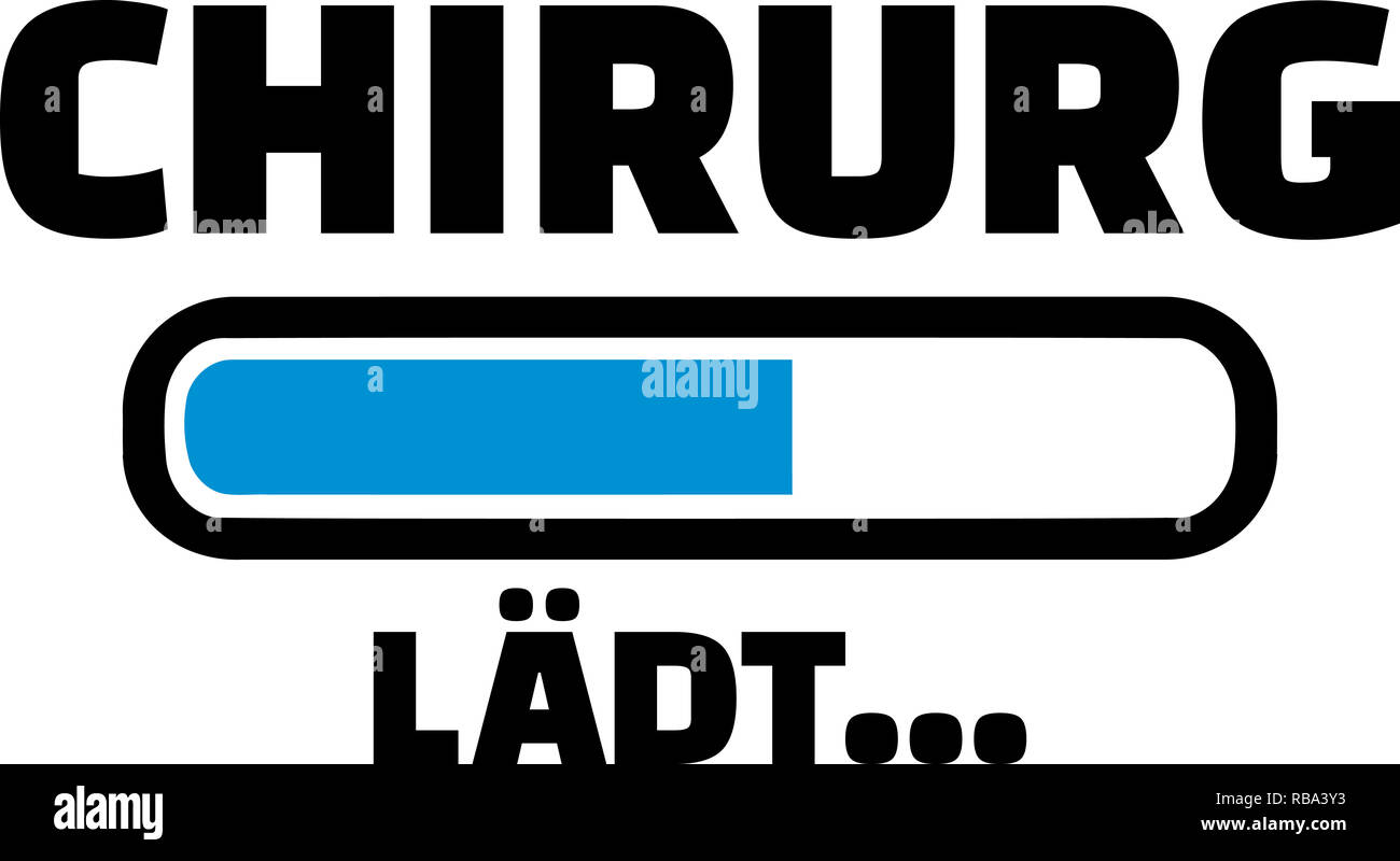 Impulsion de signal de ligne avec le titre de chirurgien en allemand Banque D'Images