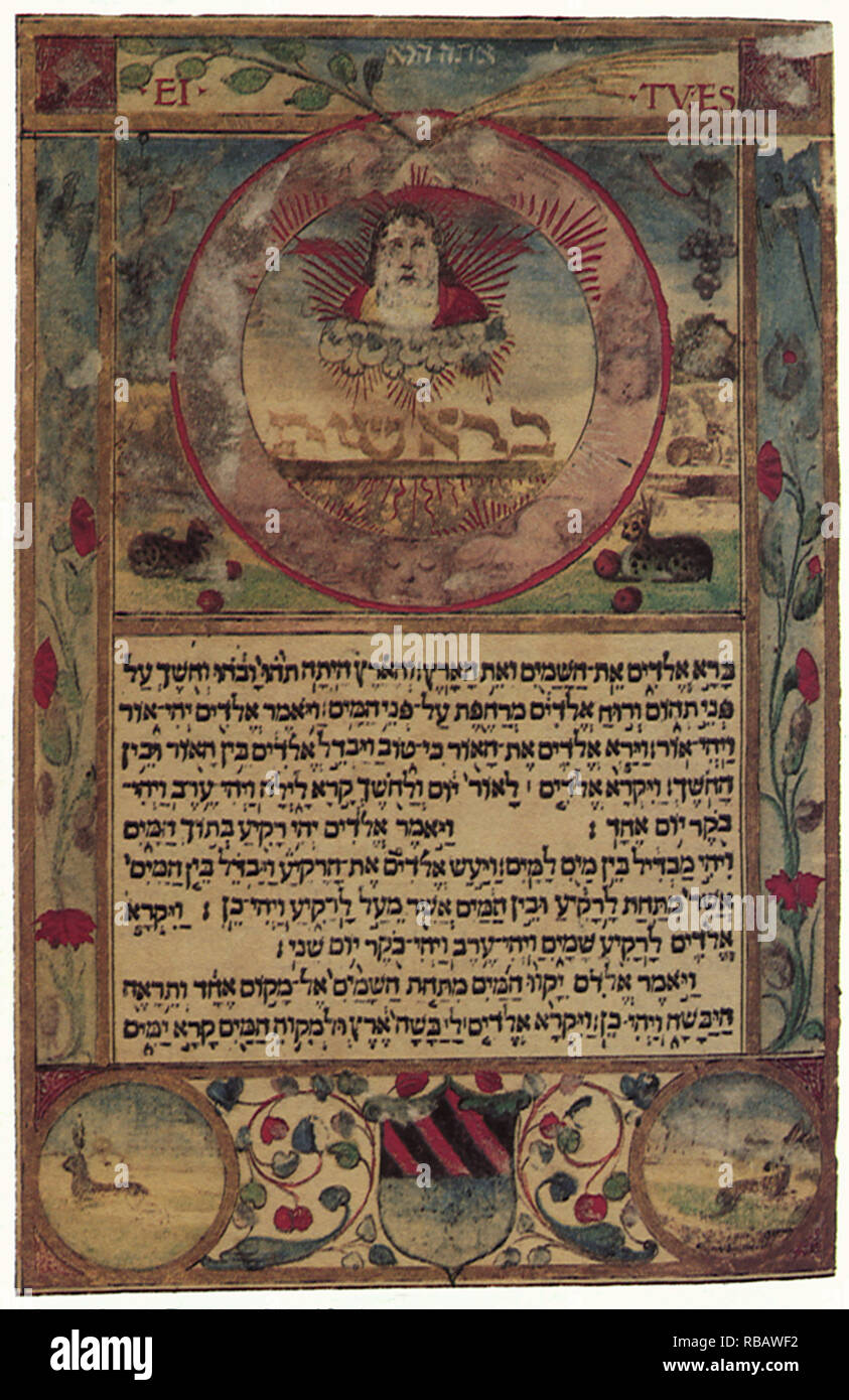 Bible hébraïque. Banque D'Images
