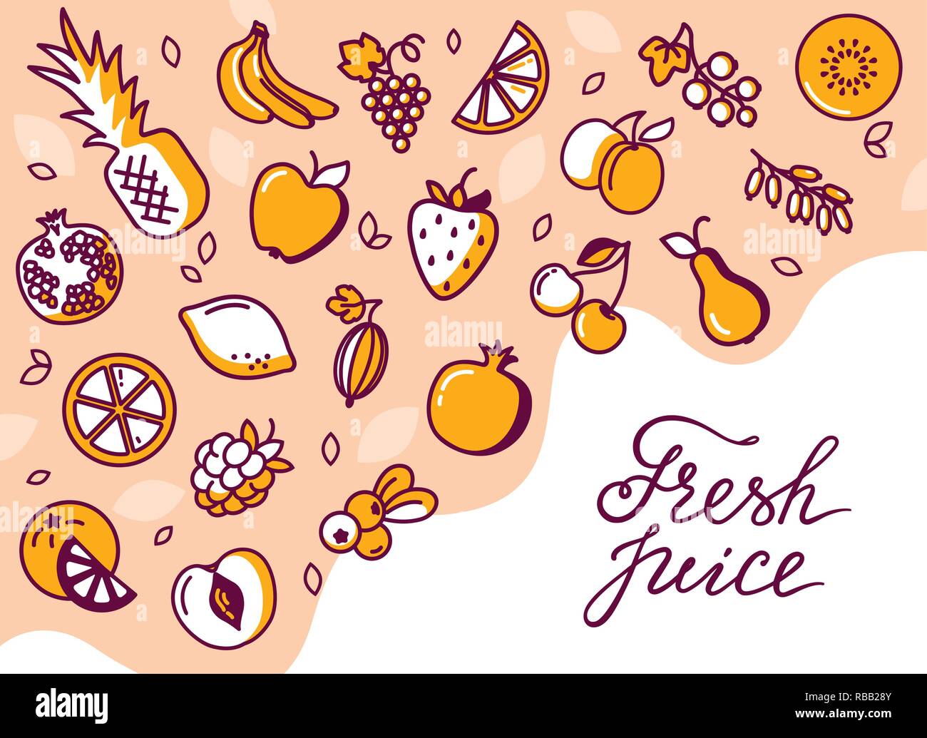 Carte-cadeau avec une place pour le lettrage. Illustration de Vecteur