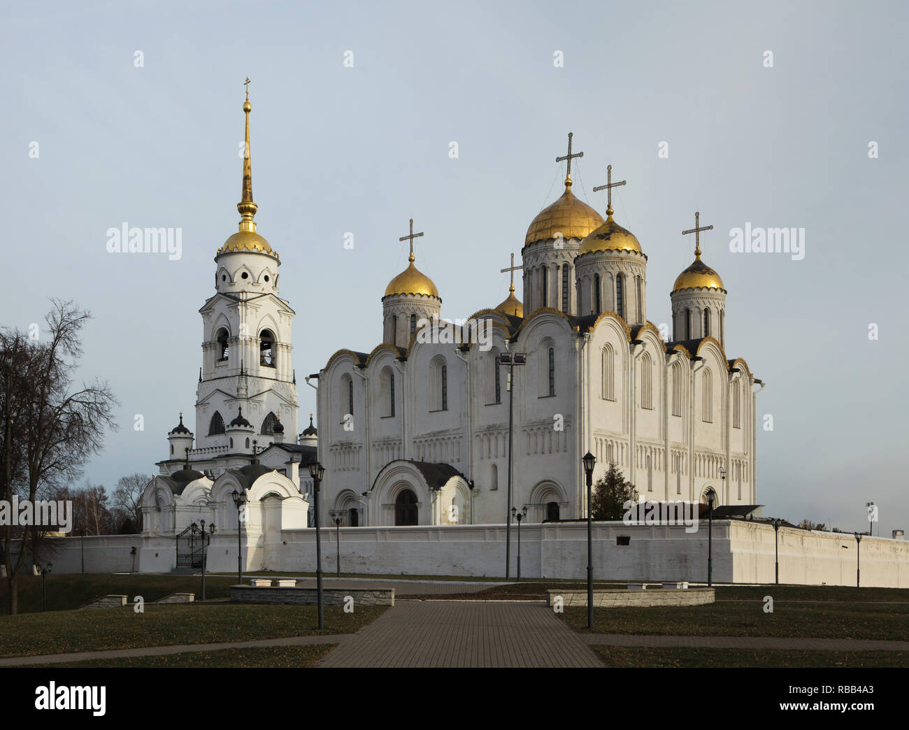 Cathédrale de la Dormition à Vladimir, Russie. Banque D'Images