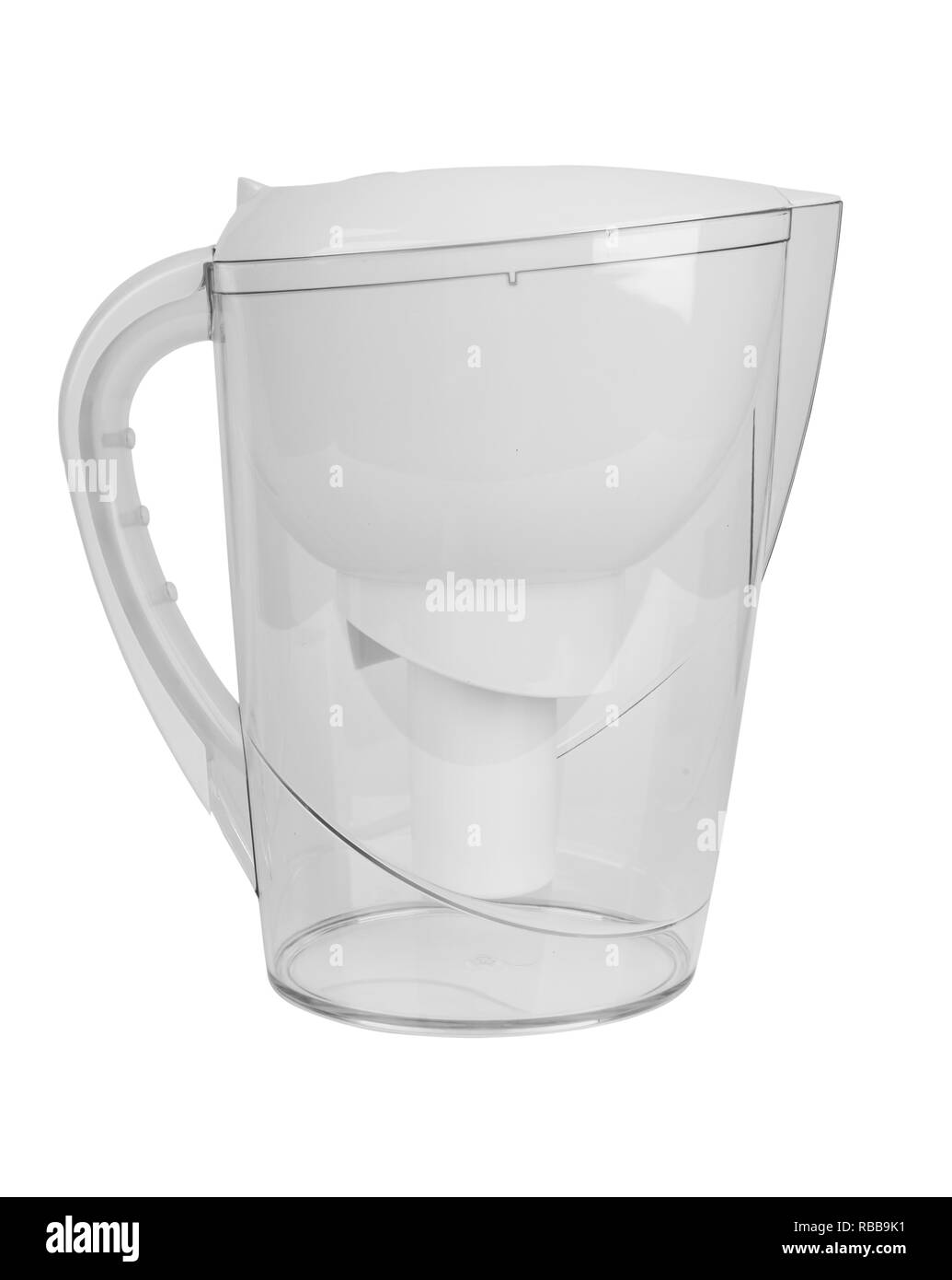 Filtre à eau isolé sur fond blanc Banque D'Images